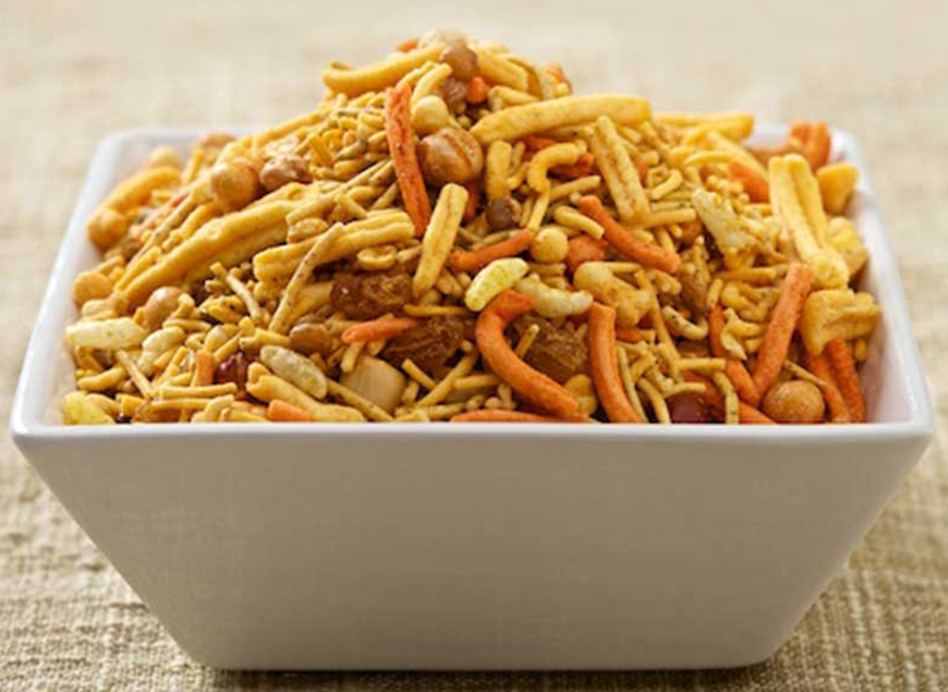 Spicy, sweet, and savory: Explore the variety of Indian snacks at Rajbhog Foods. 5 Spicy, sweet, and savory: Explore the variety of Indian snacks at Rajbhog Foods.